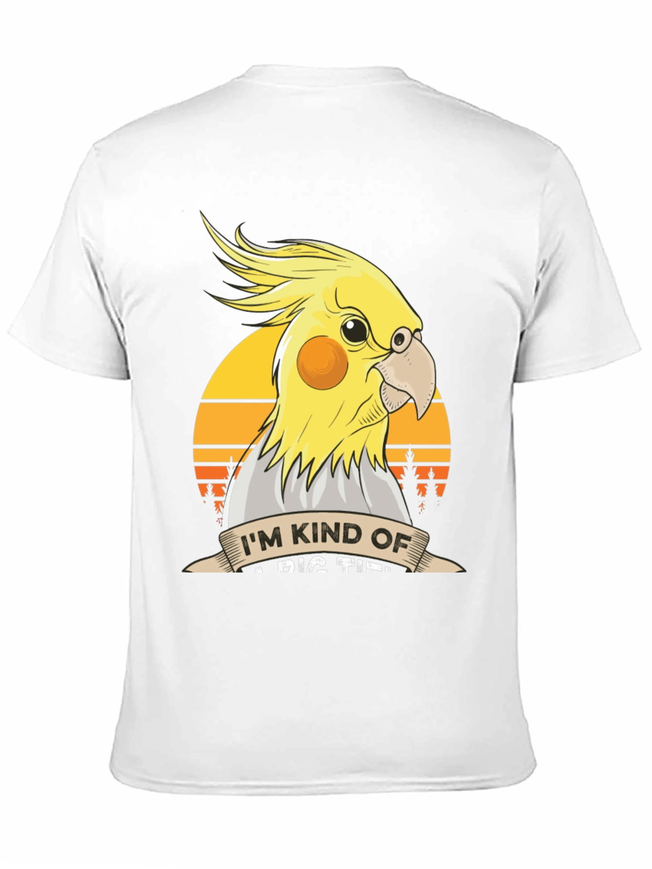 Cockatiel T-Shirt: Big Tipper Bird Lover Tee