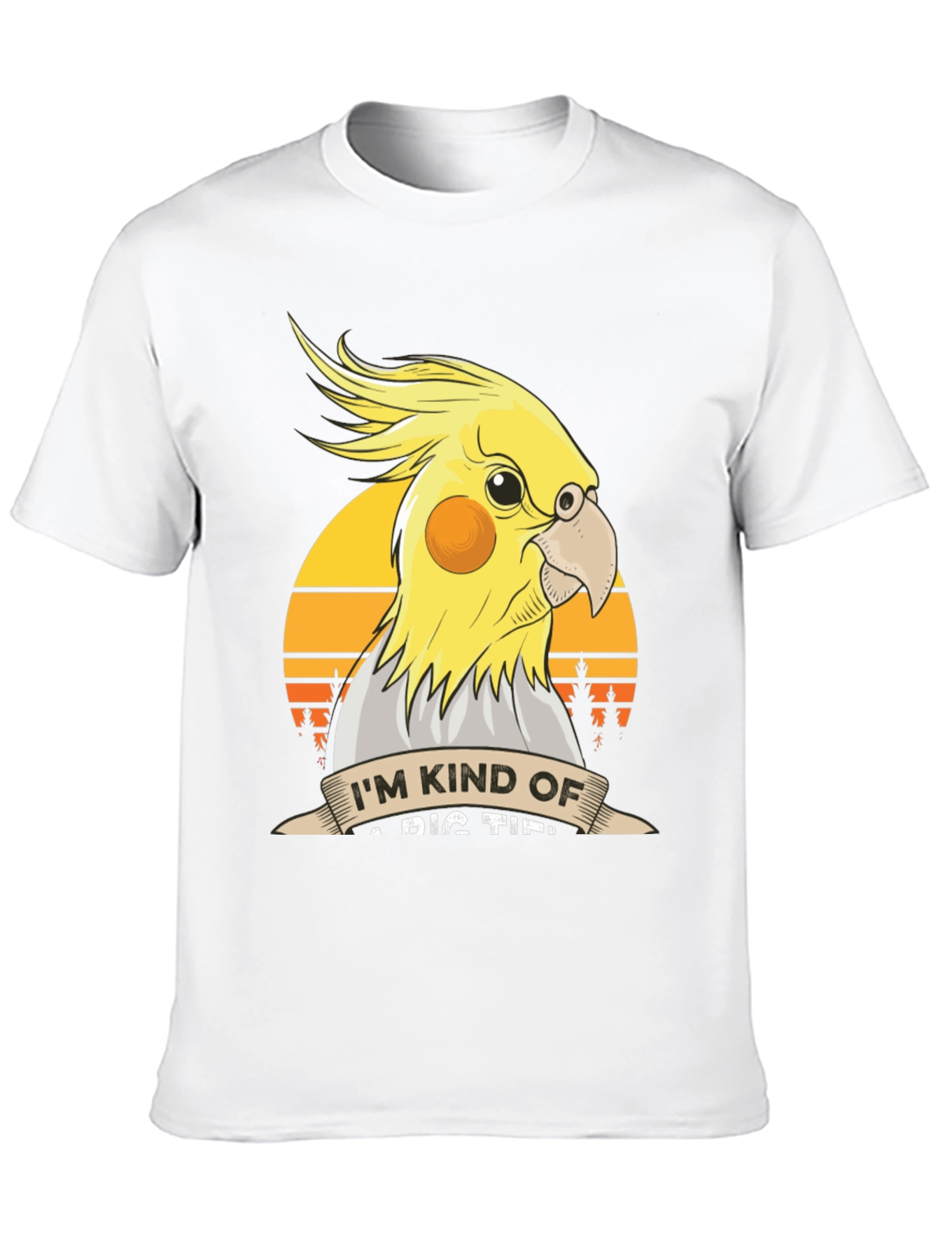 Cockatiel T-Shirt: Big Tipper Bird Lover Tee
