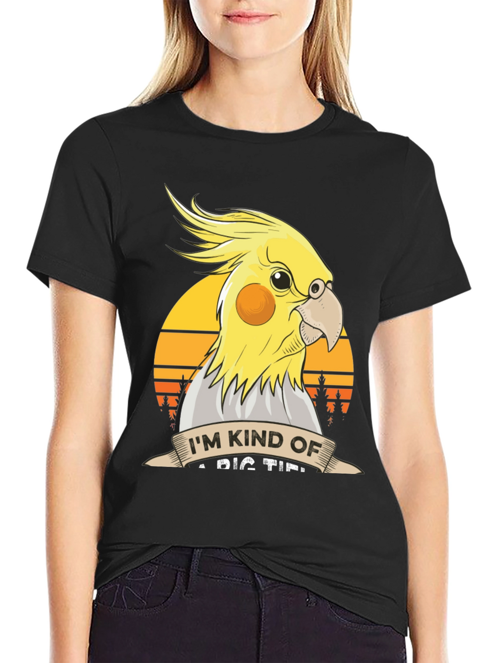 Cockatiel T-Shirt: Big Tipper Bird Lover Tee