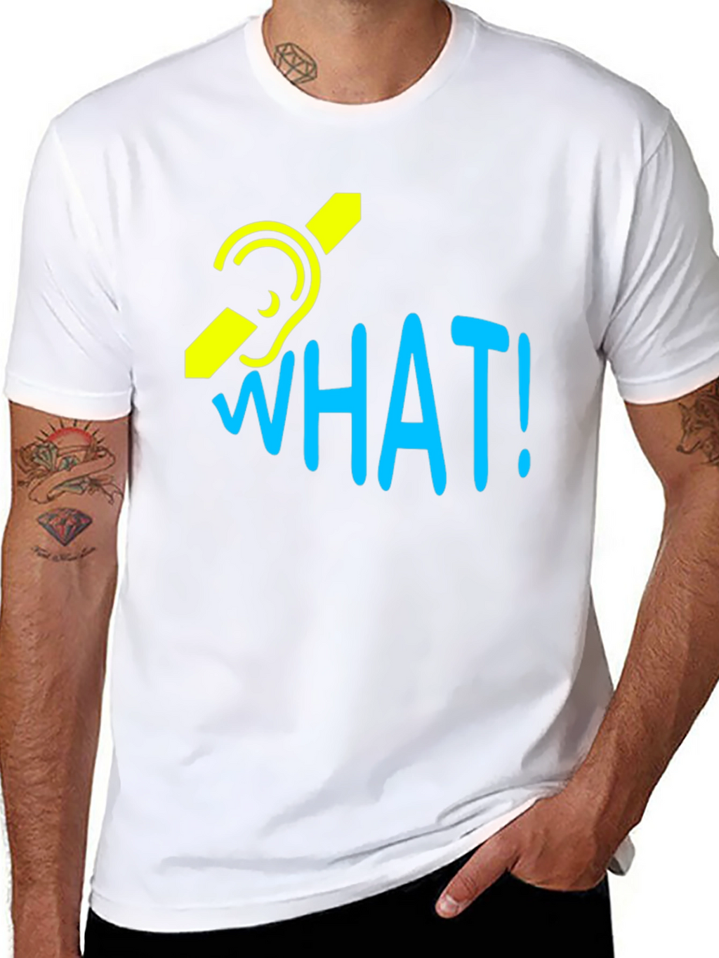 Deaf Awareness T-Shirt - What! Graphic Tee