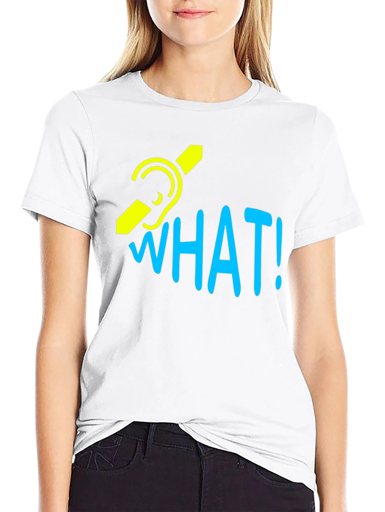 Deaf Awareness T-Shirt - What! Graphic Tee