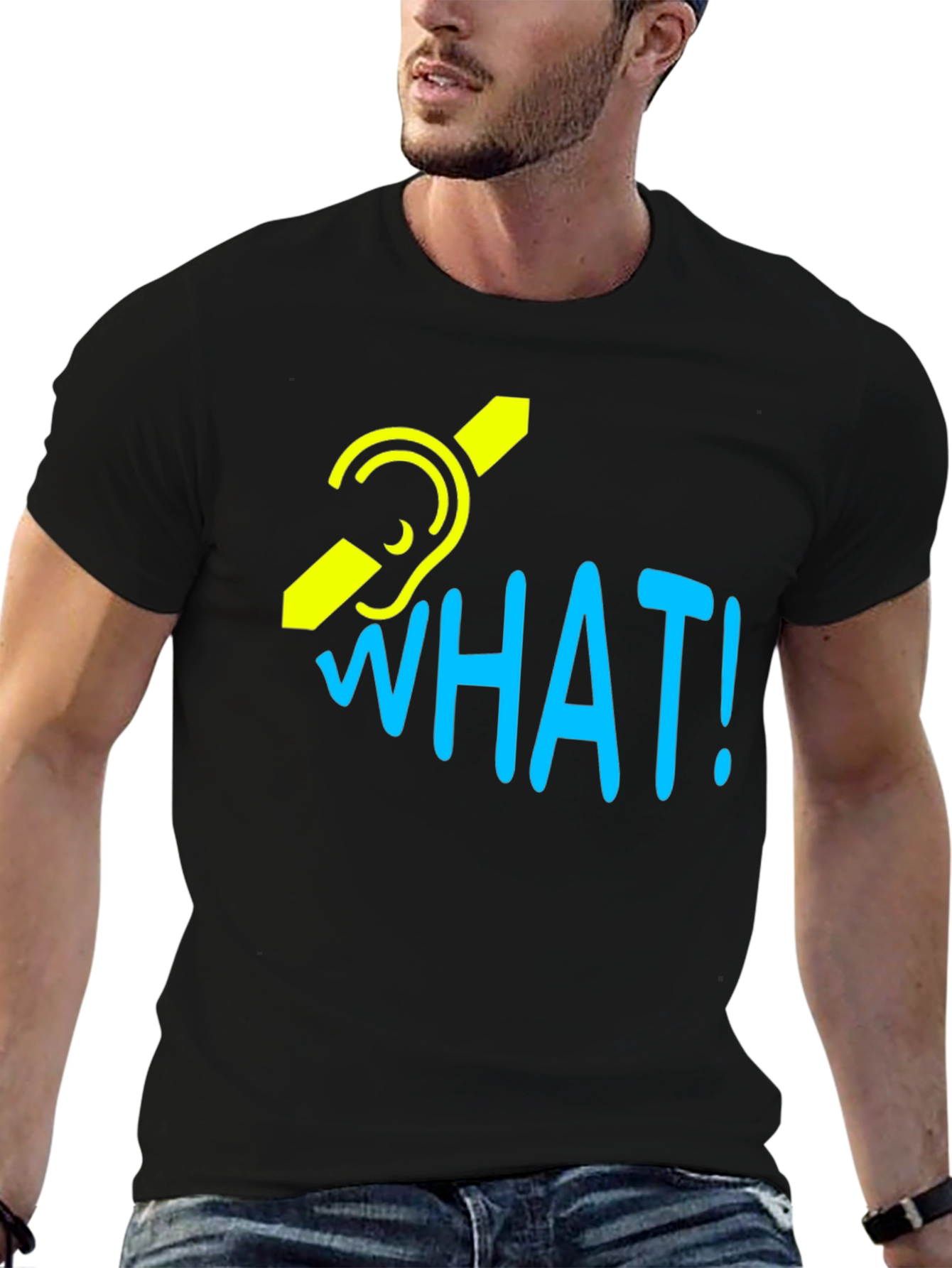 Deaf Awareness T-Shirt - What! Graphic Tee