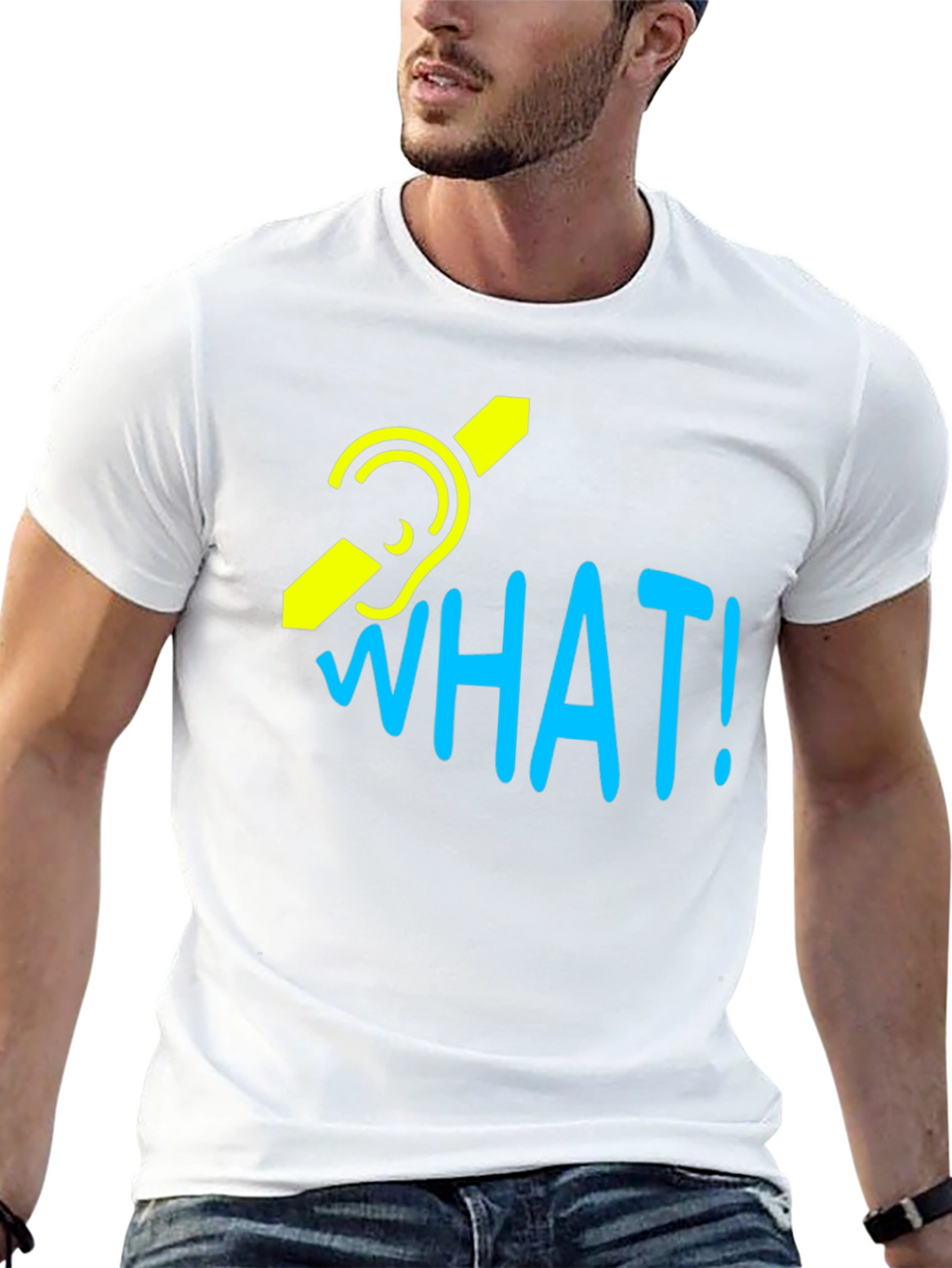 Deaf Awareness T-Shirt - What! Graphic Tee